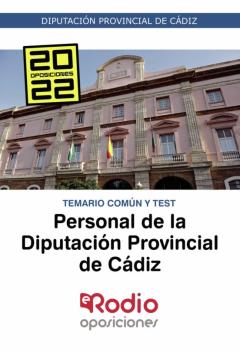Personal De La Diputación Provincial De Cádiz. Temario Común Y Test