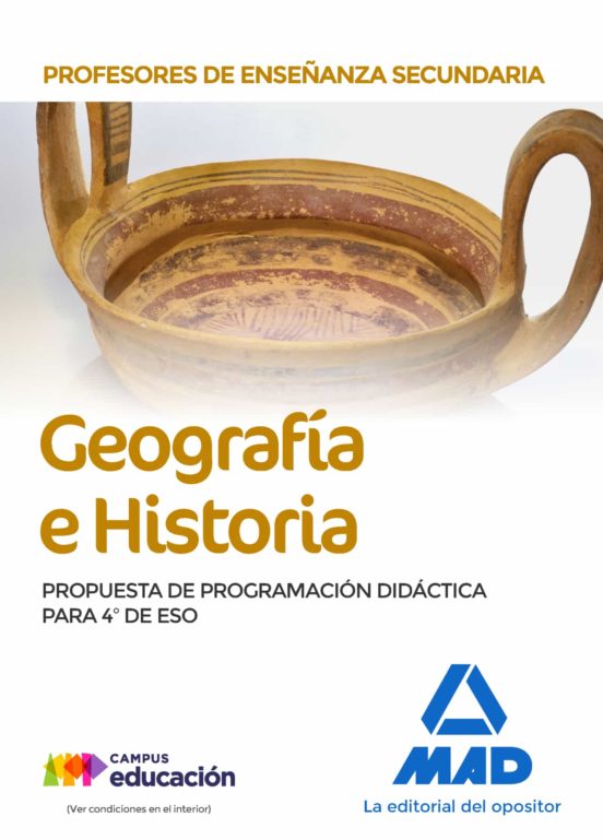 Profesores De Enseñanza Secundaria Geografía E Historia. Propuesta De Programación Didáctica Para 4º De Eso