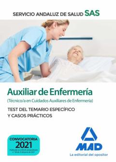 Auxiliar De Enfermeria Del Servicio Andaluz De Salud. Test Del Temario Especifico Y Casos Practicos