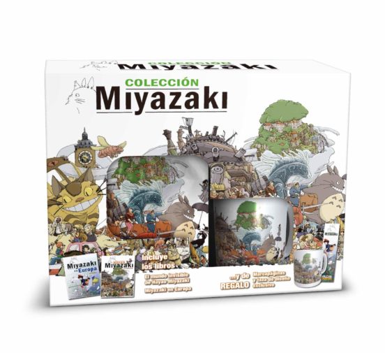 Caja Exclusiva Coleccion Miyazaki (Incluye: Miyazaki En Europa / El Mundo Invisible De Hayao Miyazaki + Taza + Maracapagina)