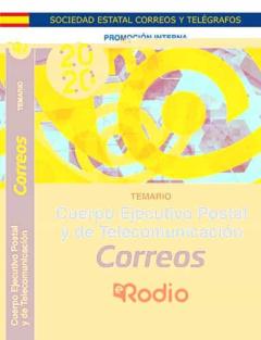 Temario. Promoción Interna. Cuerpo Ejecutivo Postal Y De Telecomu Nicación.