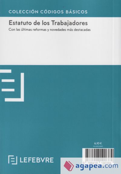 Estatuto De Los Trabajadores 8ª Edc. Código Básico